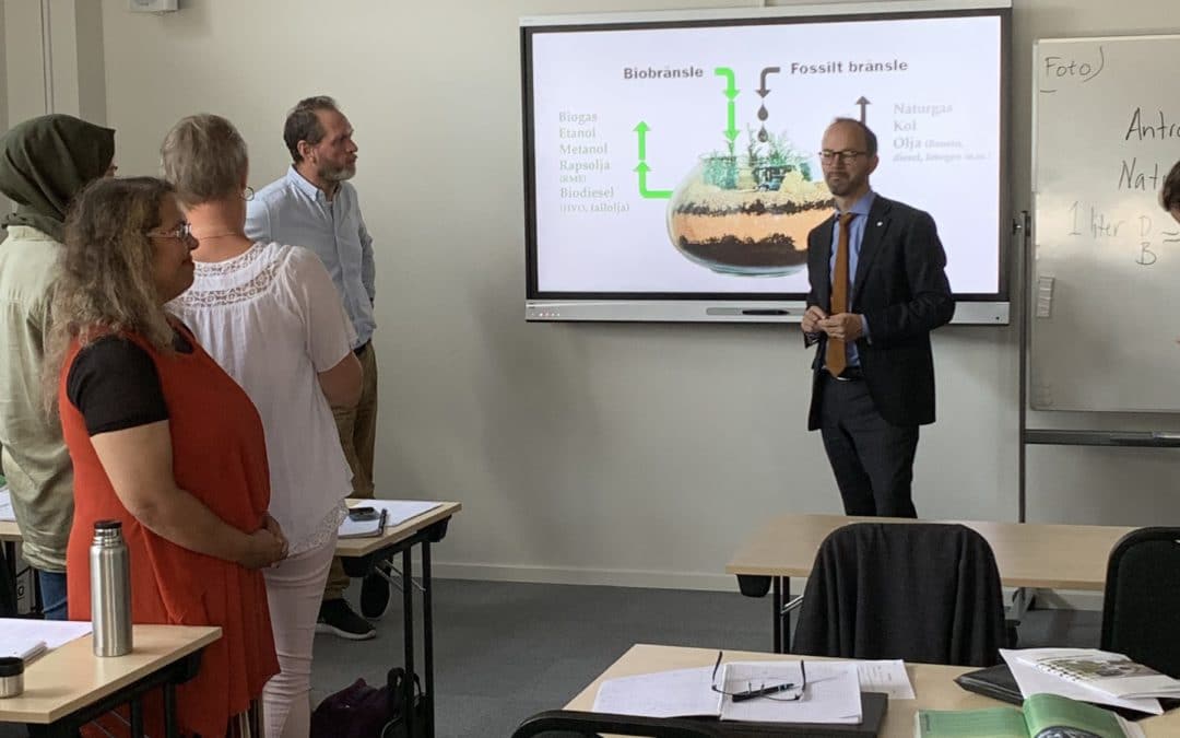Infrastrukturministern besöker CTD-projektet
